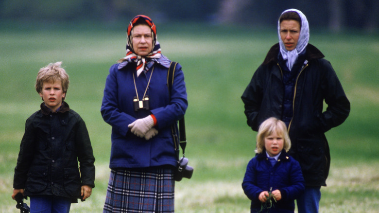 Princess Anne with her children