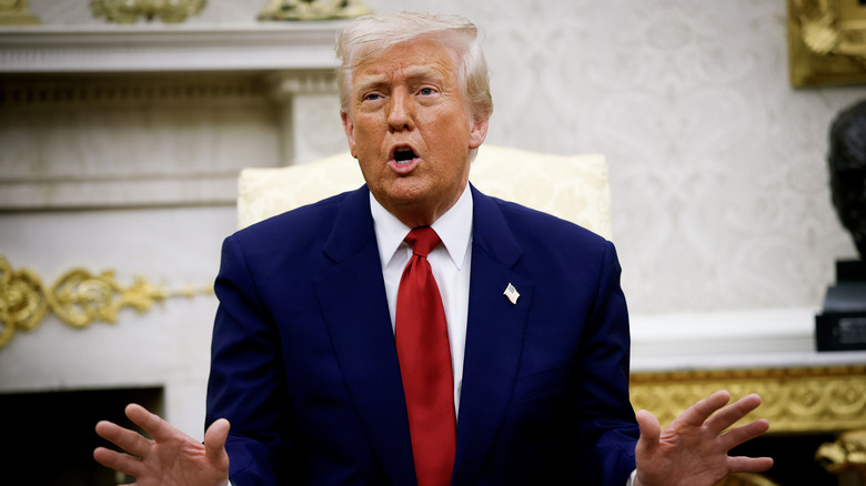 Donald Trump speaking