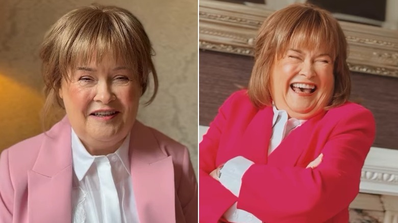Susan Boyle in an Instagram video